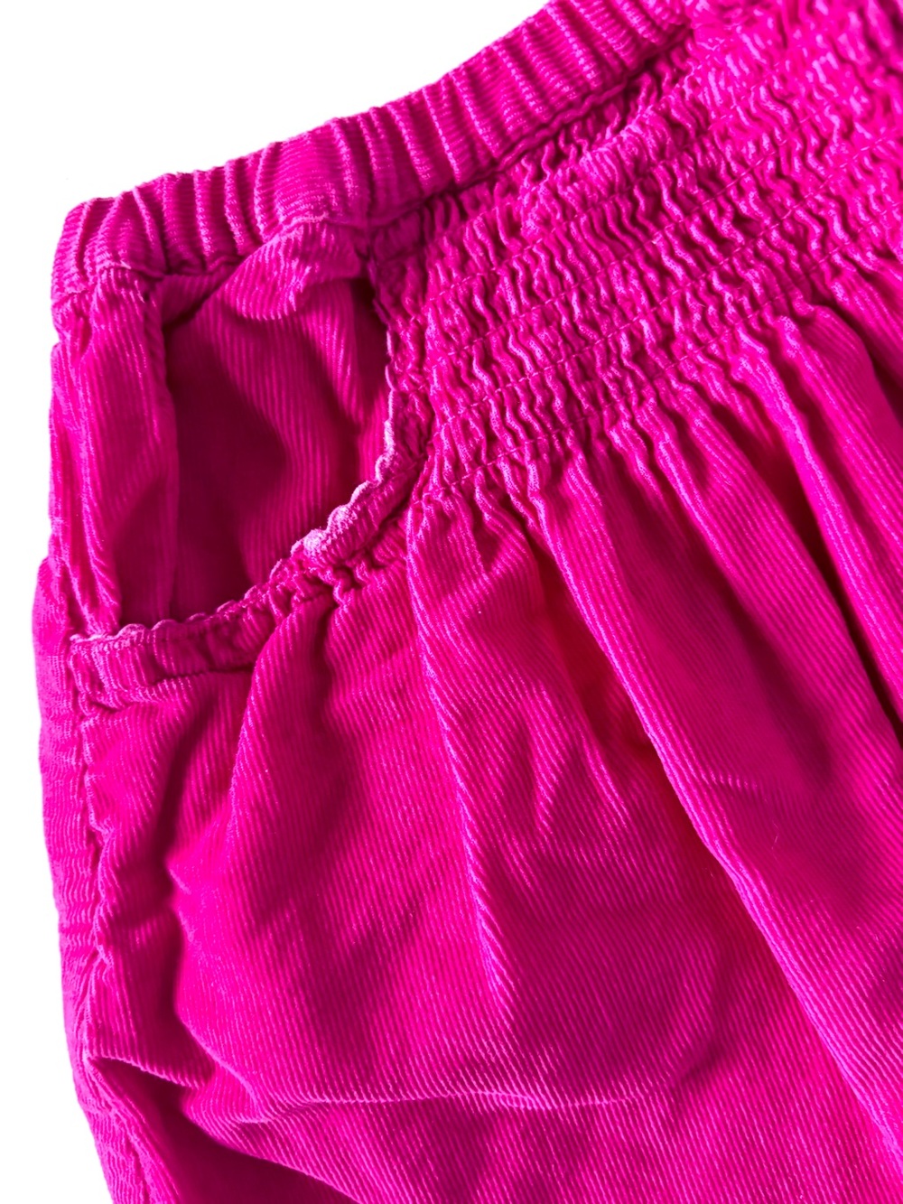 Mini Boden Bright Pink Lined Corduroy Skirt | 4–5Y | Like New - Picture 4 of 7